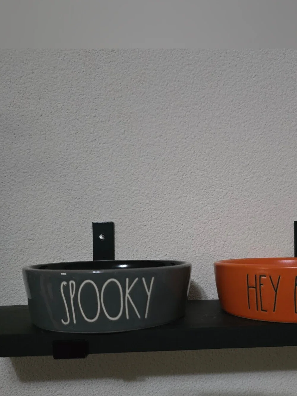 Rae Dunn Pet Bowls Rae Dunn Halloween Pet Cat Dog Bowl Spooky Hey Boo